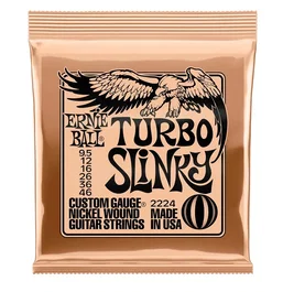 ERNIEBALL Jeu de cordes électrique Slinky Turbo Nickel 9.5 - 46