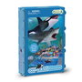 Collecta Libro-Juego Vida Marina, Set Interactif pour Créer un Monde Marin avec Maletín, Accessoires et Figurines - Réf. A1221, Langues : Anglais, Portugais, Espagnol