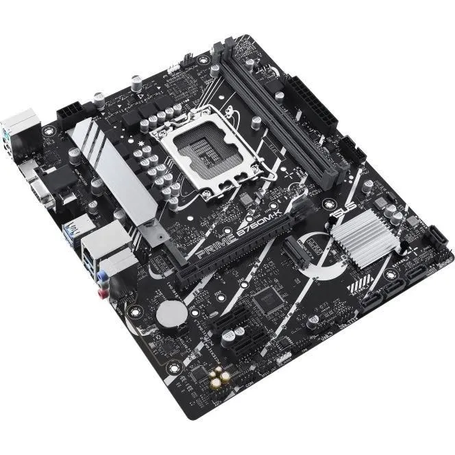 Asus PRIME B760M-K (90MB1FI0-M1EAY0) - Carte mère Micro-ATX Socket LGA1700 - Noir Asus PRIME B760M-K (90MB1FI0-M1EAY0) - Carte mère Micro-ATX Socket LGA1700 - Noir