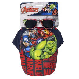Cerdá Casquette et lunettes de soleil enfant Avengers - 53 cm - Ensemble de déguisement - 2 à 8 ans