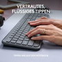 Logitech Signature Slim MK950 pour Business - Ensemble clavier et souris sans fil Graphite QWERTZ Allemand