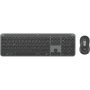 Logitech Signature Slim MK950 pour Business - Ensemble clavier et souris sans fil Graphite QWERTZ Allemand