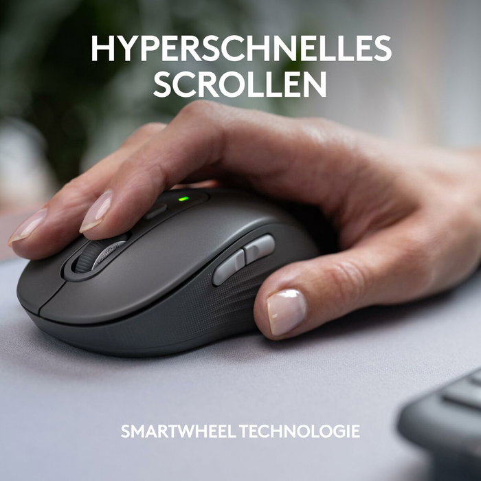 Logitech Signature Slim MK950 pour Business - Ensemble clavier et souris sans fil Graphite QWERTZ Allemand