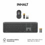 Logitech Signature Slim MK950 pour Business - Ensemble clavier et souris sans fil Graphite QWERTZ Allemand