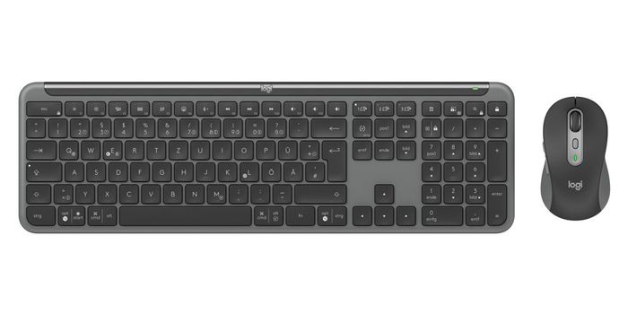 Logitech MK950 Signature Slim - Ensemble Clavier et Souris sans fil pour Entreprise (Bluetooth/Logi Bolt USB, 3 Appareils, Écologique) Logitech MK950 Signature Slim - Ensemble Clavier et Souris sans fil pour Entreprise (Bluetooth/Logi Bolt USB, 3 Appareils, Écologique)