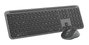 Logitech MK950 Signature Slim - Ensemble Clavier et Souris sans fil pour Entreprise (Bluetooth/Logi Bolt USB, 3 Appareils, Écologique)