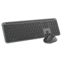 Logitech Signature Slim MK950 pour Business - Ensemble clavier et souris sans fil Graphite QWERTZ Allemand