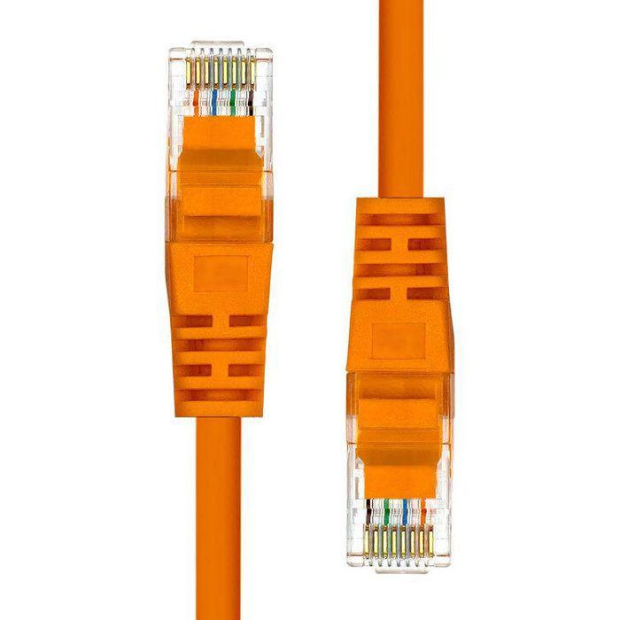 ProXtend Câble Ethernet CAT5e U/UTP CCA Orange 30cm