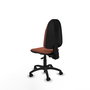 PIQUERAS Y CRESPO Chaise de bureau Algarra, Marron, mécanisme Asincro