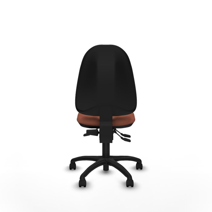 PIQUERAS Y CRESPO Chaise de bureau Algarra, Marron, mécanisme Asincro