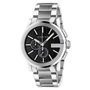 Gucci YA101204 avec cadran noir et bracelet gris