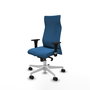 Piqueras Y Crespo Fauteuil Albacete, Mécanisme Synchrone, Similicuir Bleu Clair