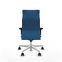 Piqueras Y Crespo Fauteuil Albacete, Mécanisme Synchrone, Similicuir Bleu Clair