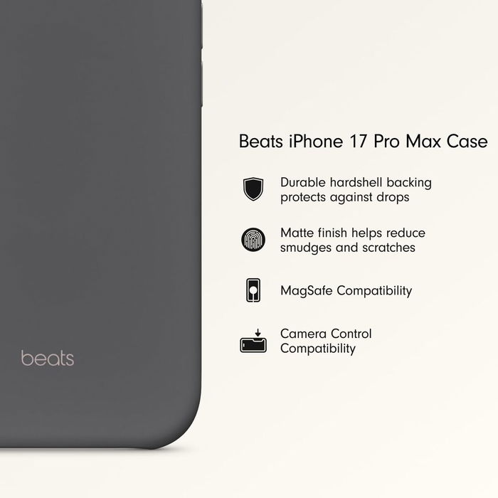 Protection pour téléphone portable Beats iPhone 17 Pro Max Apple
