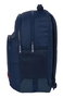 Safta Blackfit8 Authentic, Sac à dos double convertible avec roulettes et poignée télescopique, Trolley, 32 x 42 x 15 cm, Noir