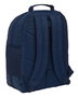 Safta Blackfit8 Authentic, Sac à dos double convertible avec roulettes et poignée télescopique, Trolley, 32 x 42 x 15 cm, Noir
