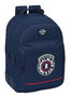 Safta Blackfit8 Authentic, Sac à dos double convertible avec roulettes et poignée télescopique, Trolley, 32 x 42 x 15 cm, Noir