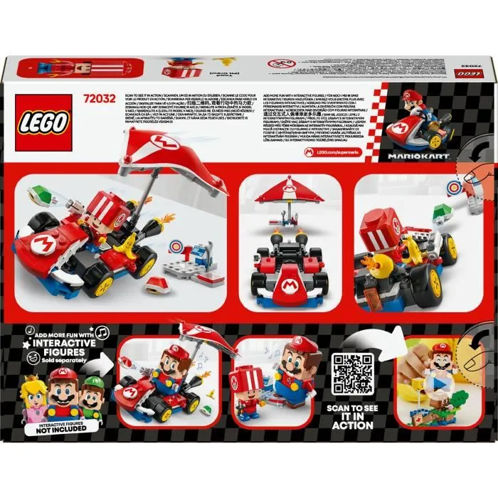 LEGO Super Mario Mario Kart 72032 Kart Standard avec Figurine Toad - Jouet Construction et Course Enfants 7 Ans
