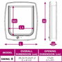 Ferplast Chatière Swing Marron