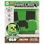 PALADONE Lampe de chevet SquishyGlo Minecraft Creeper rechargeable USB, taille 15cm, texture souple et lumineuse avec 3 niveaux de luminosité