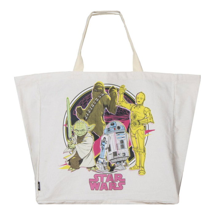 CERDÁ Sac shopping Star Wars Tote Bag - 48x43x17 cm - 70% polyester, 30% coton CERDÁ Sac shopping Star Wars Tote Bag - 48x43x17 cm - 70% polyester, 30% coton