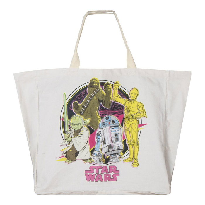 CERDÁ Sac shopping Star Wars Tote Bag - 48x43x17 cm - 70% polyester, 30% coton CERDÁ Sac shopping Star Wars Tote Bag - 48x43x17 cm - 70% polyester, 30% coton