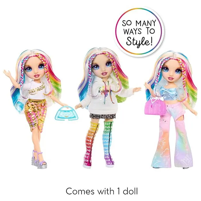 Rainbow High Playset Armoire Rainbow d'Amaya - Ensemble de jeu poupée avec garde-robe, tenues, chaussures, sacs et poupée exclusive - Dès 4 ans Rainbow High Playset Armoire Rainbow d'Amaya - Ensemble de jeu poupée avec garde-robe, tenues, chaussures, sacs et poupée exclusive - Dès 4 ans