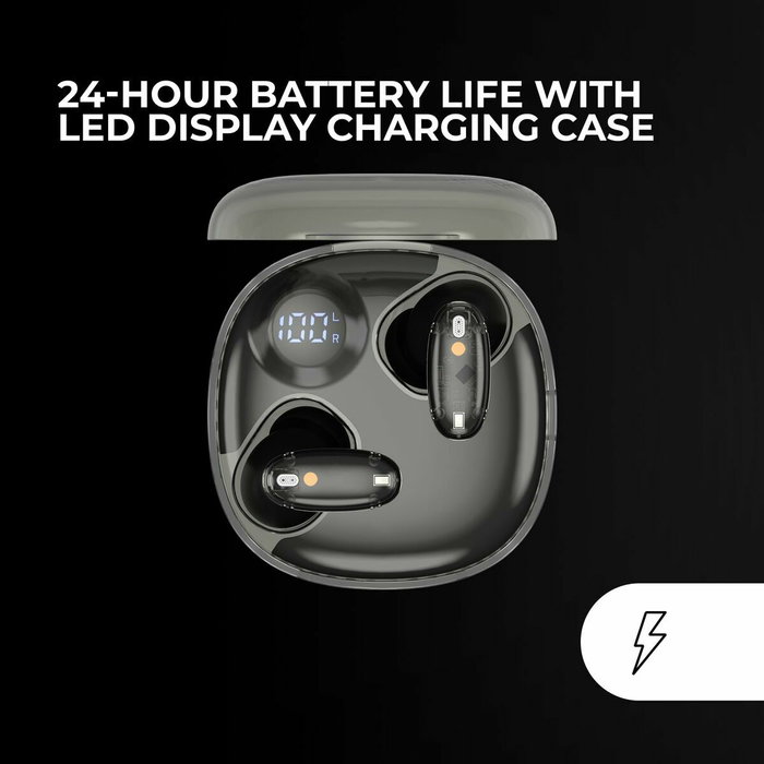 Écouteurs Sans Fil avec Étui de Charge Mars Gaming MHIB2 Noir