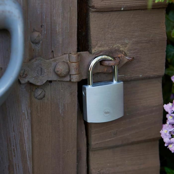 Yale Cadenas Laiton Chromé 60 mm Extérieur