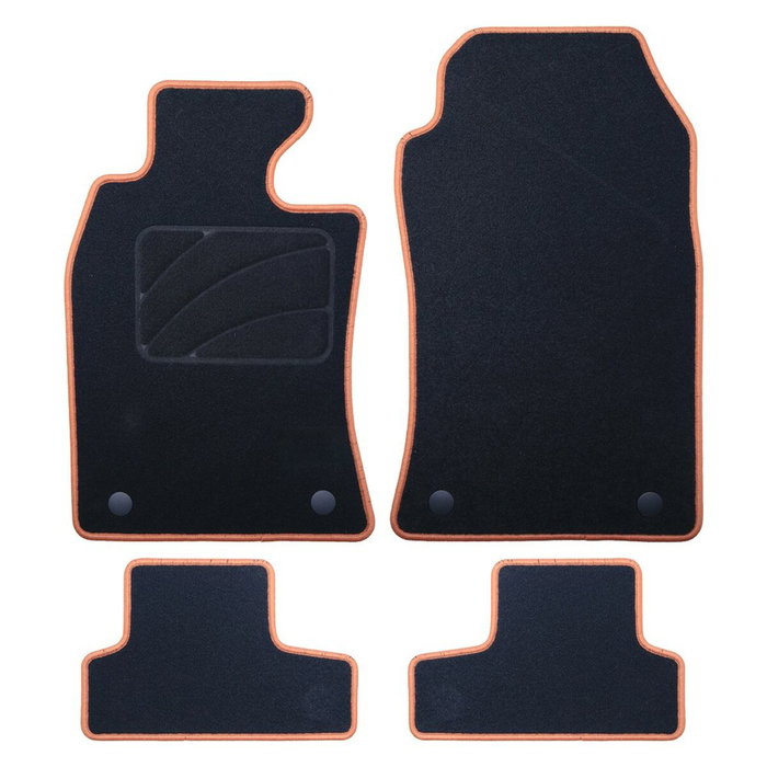Set de tapis de voitures OCC Motorsport OCCMI0008YE Mini R52 Cabrio 5 Pièces Set de tapis de voitures OCC Motorsport OCCMI0008YE Mini R52 Cabrio 5 Pièces