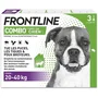 Frontline Combo chien 3 pipettes - Anti-puces et anti-tiques pour chien 20-40kg - Avec fipronil et S-méthoprène pour traiter l'animal et l'habitat
