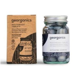 GEORGANICS Bain de bouche au charbon actif 180 comprimés