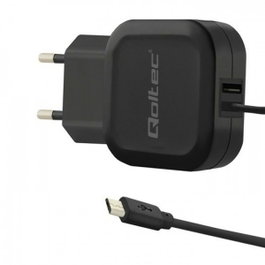QOLTEC Chargeur USB 17W avec sorties USB et micro USB