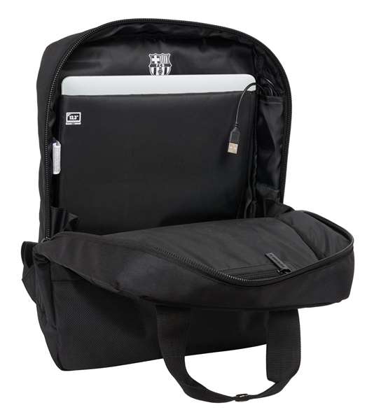 Safta Mochila pour ordinateur portable 13,3'' avec USB F.C. Barcelona Premium - Sac à dos 29 x 39 x 11 cm Safta Mochila pour ordinateur portable 13,3'' avec USB F.C. Barcelona Premium - Sac à dos 29 x 39 x 11 cm