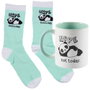 The Concept Factory Ensemble Tasse et Chaussettes Kawaii avec Modèles Assortis