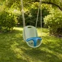 Aleo By Trigano - 9615P8 - Siège bébé pour portique 1,90/2,50 m - Vert/Bleu - Sécurité avec ceinture ventrale et barre de protection