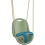 Aleo By Trigano - 9615P8 - Siège bébé pour portique 1,90/2,50 m - Vert/Bleu - Sécurité avec ceinture ventrale et barre de protection