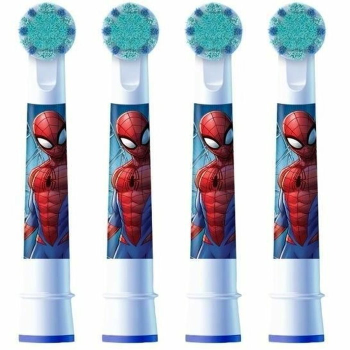 Oral-B Brossettes de rechange Kids Spiderman pour enfants dès 3 ans, pack de 4 Oral-B Brossettes de rechange Kids Spiderman pour enfants dès 3 ans, pack de 4