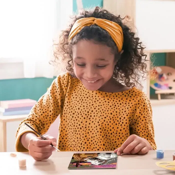 Ravensburger - CreArt 25809 - Kit de Peinture par Numéros 'Chevaux au Coucher du Soleil', 18x24 cm - Peinture Numérotée avec Cadre - Loisir Créatif Enfant dès 9 Ans