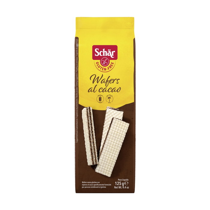 Schär Wafers au cacao sans gluten 125 g Schär Wafers au cacao sans gluten 125 g