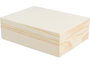 Innspiro Boîte rectangulaire en pin massif et placage 16x12x5cm
