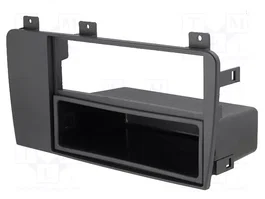 ACV Cadre de radio pour Volvo, 2 ISO, noir