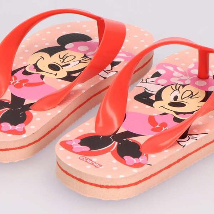 Tongs pour Enfants Minnie Mouse Corail S