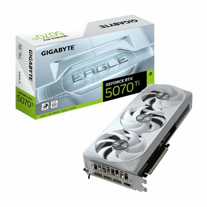 Carte Graphique Gigabyte GV-N507TEAGLEOC ICE-16GD nvidia geforce rtx 5070 ti 16 GB GDDR7