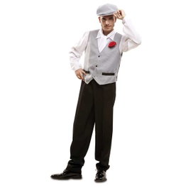 My Other Me Disfraz Madrileño avec Casquette, Foulard et Gilet - Taille XXL