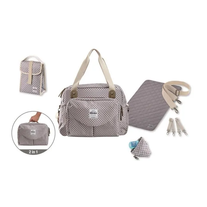 Beaba Sac à langer Genéve II Gris