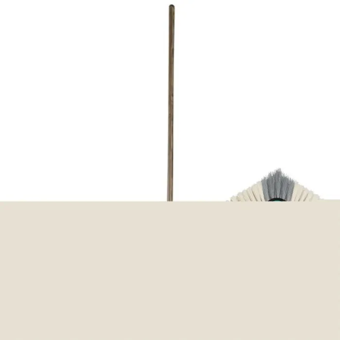 GARDENA Balai tête de loup Combisystem - Brosse haute qualité avec tête triangulaire et angle réglable - Pour toits et intérieur - Garantie 25 ans