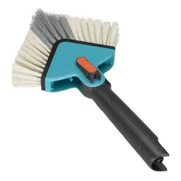 GARDENA Balai tête de loup Combisystem - Brosse haute qualité avec tête triangulaire et angle réglable - Pour toits et intérieur - Garantie 25 ans