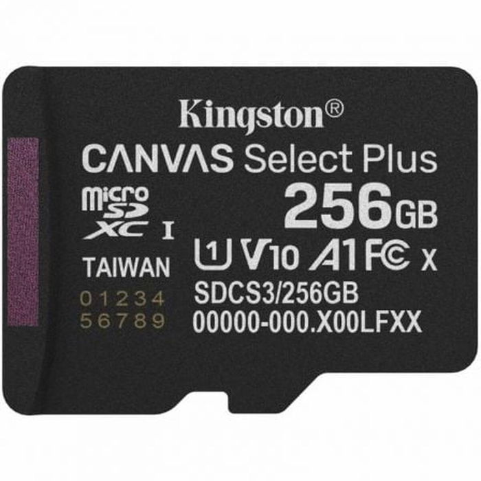 Carte Mémoire Micro SD avec Adaptateur Kingston SDCS3/256GBSP 256 GB