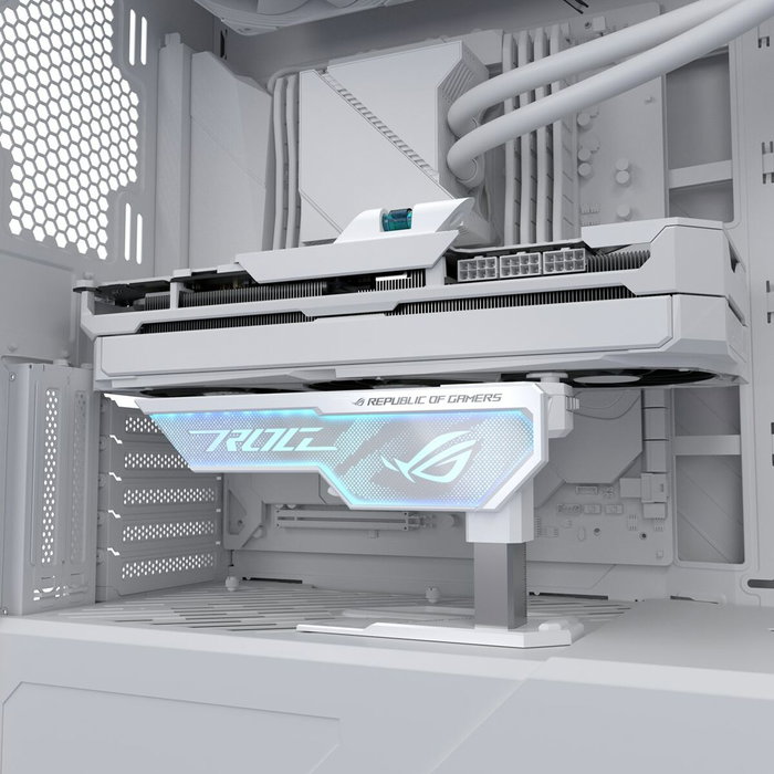 Asus Support de carte graphique ROG Herculx VGA Holder - 90DA0023-B09000 - Blanc